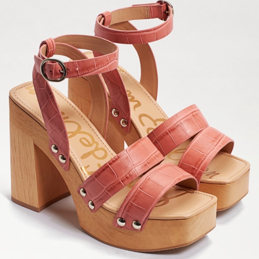 NEW Sam Edelman Rosalind Platform Heeled Sanadal